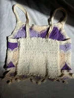 نیمتنه مکرومه بافی قلبی - تصویر 5