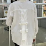شومیز سیلک پشت پاپیونی