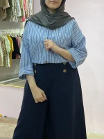 شومیز راه راه ابروبادی