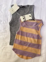 کراپ تاپ راه راه Zara