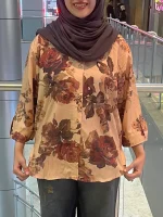 شومیز طرح دار گل
