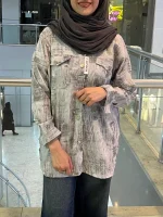 شومیز ینزی آبرنگی - تصویر 4