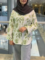 شومیز ینزی طرح گلبرگ - تصویر 2