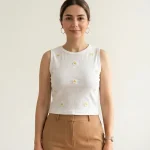 کراپ تاپ گل بابونه