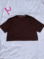 تیشرت کراپ پلنگی - تصویر 4